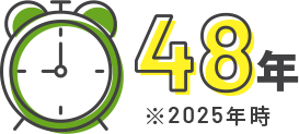 48年 ※2025年時